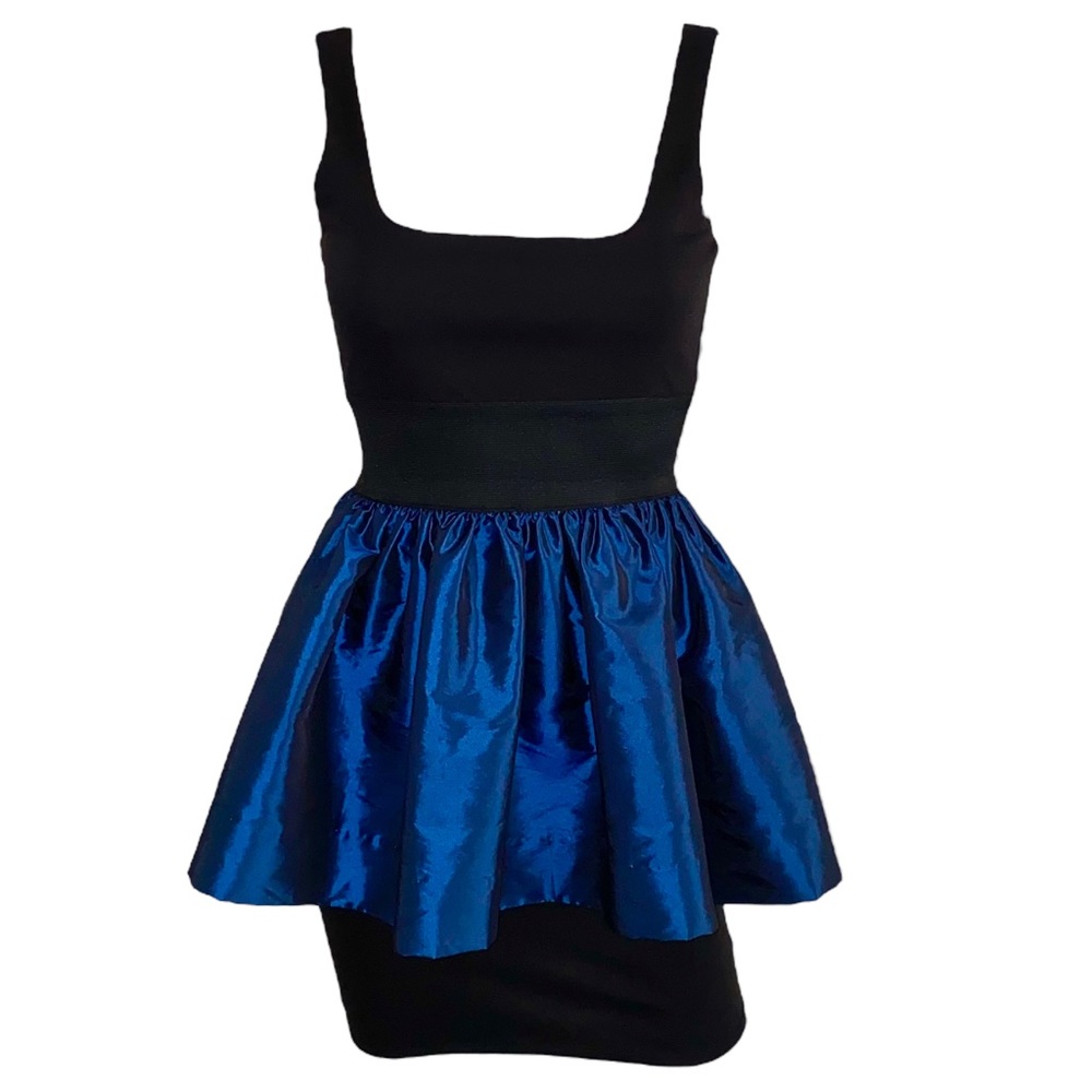 S Necessary Objects Elastic Waist Metallic Satin … - image 1